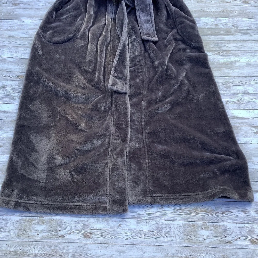 UGG Australia Marlow Chemise Robe Womens Sz M Gray Cozycore Lounge Plush - Picture 4 of 13